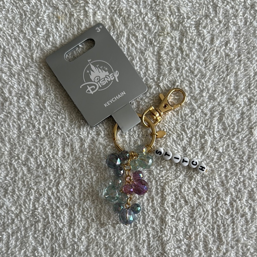 Disney Stitch and Mickey Mouse Keychain Bag Charm